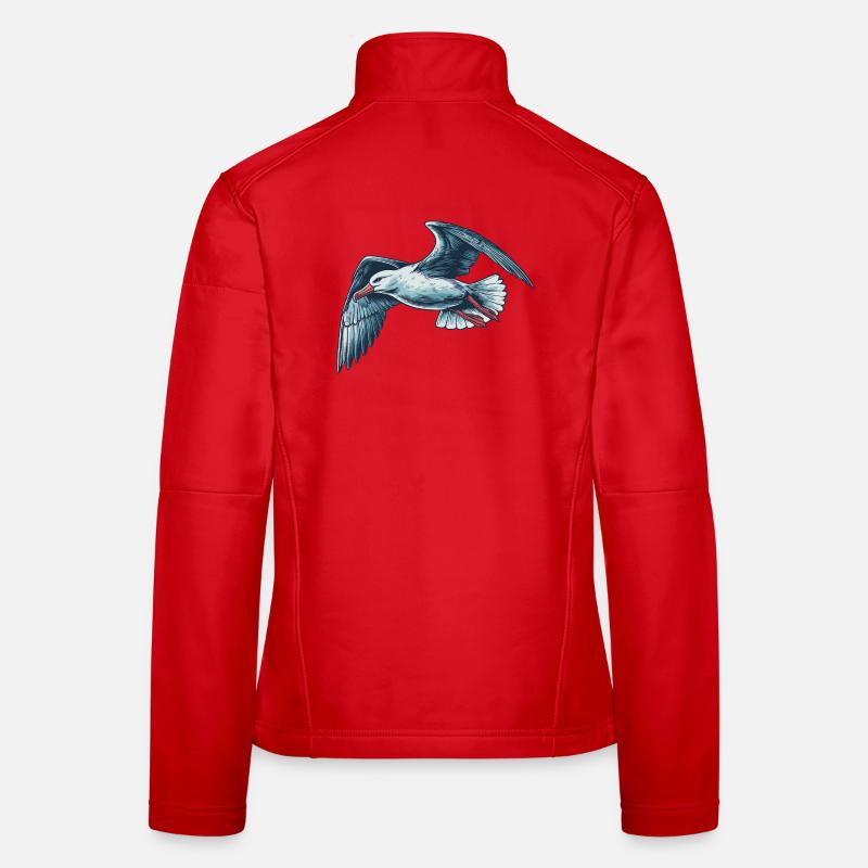 Albatros - Frauen Softshelljacke - Rot