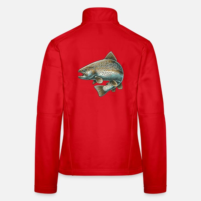 Salmon Women's Softshell Jacket
