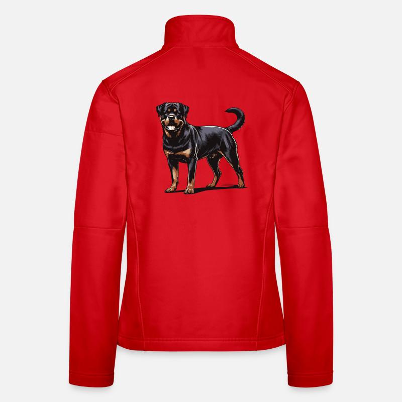 Rottweiler Veste en tissu softshell Femme