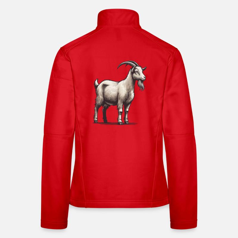 Goat - Women's Softshell Jacket - red
