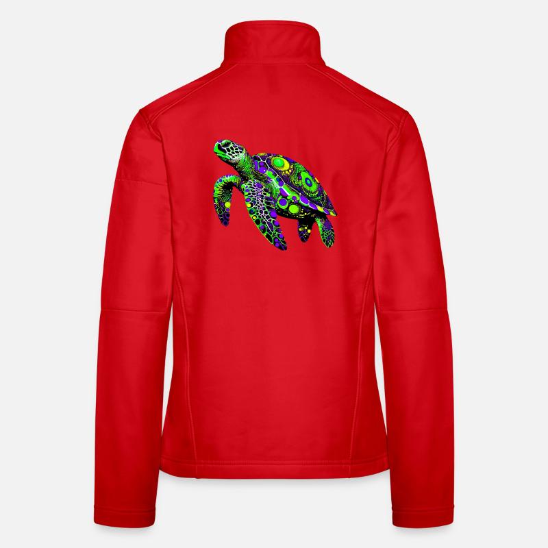Schildkröte Frauen Softshelljacke