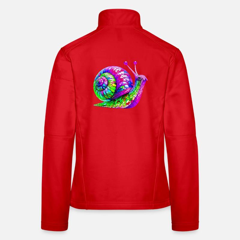 Escargot Veste en tissu softshell Femme