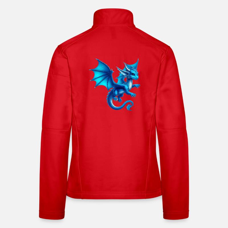 Drache Frauen Softshelljacke
