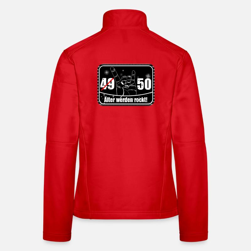 49/50 Alter rockt Frauen Softshelljacke