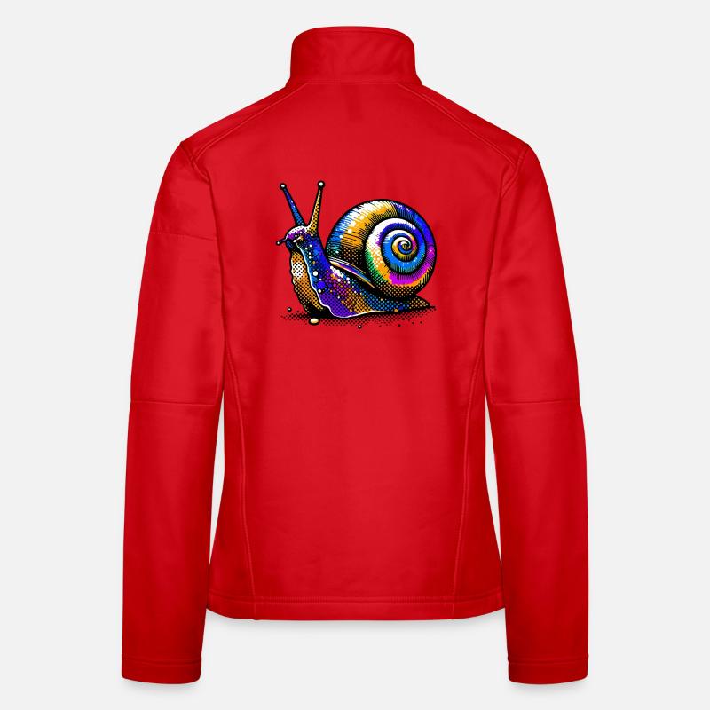 Escargot Veste en tissu softshell Femme