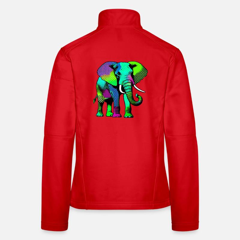 Elefant Frauen Softshelljacke