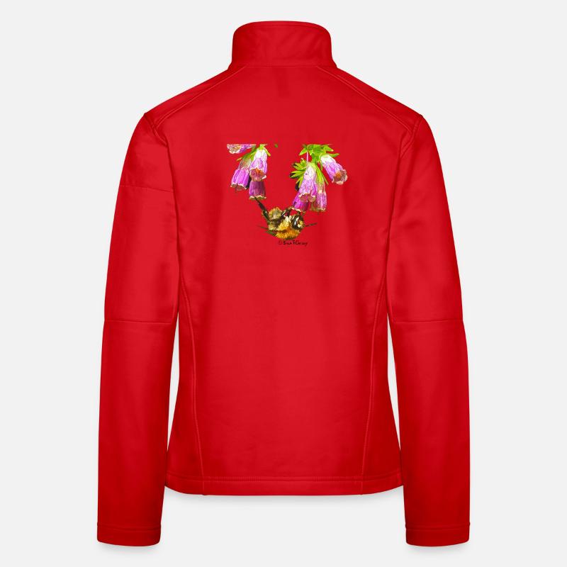 Bienchenmosaik mit Realistik Effekt Frauen Softshelljacke