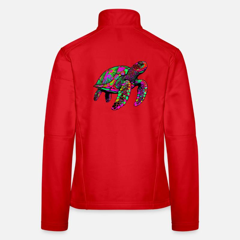 Sea turtle Women's Softshell Jacket