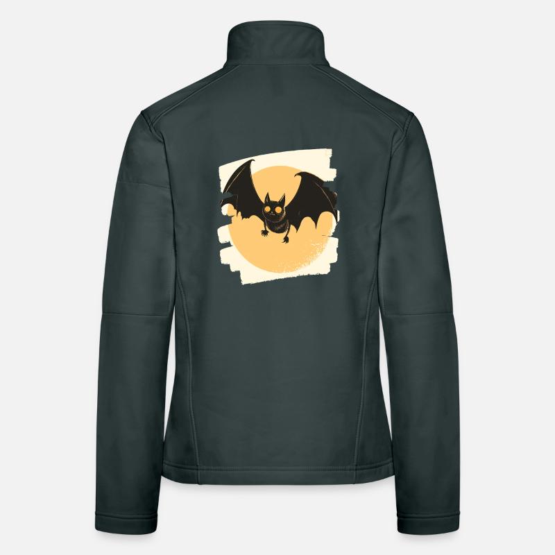 Fledermaus Retro Frauen Softshelljacke