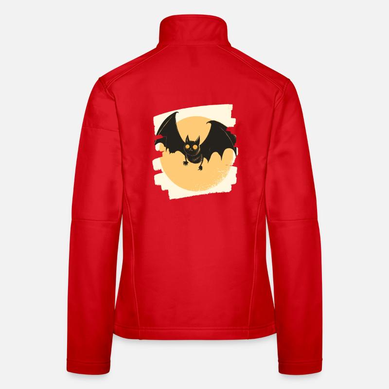 Bat Retro Women's Softshell Jacket