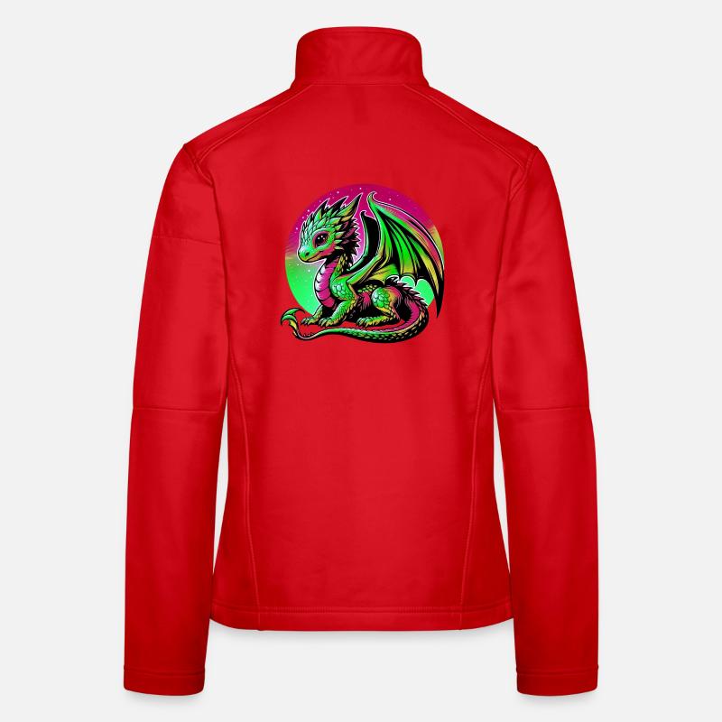 Drache Frauen Softshelljacke