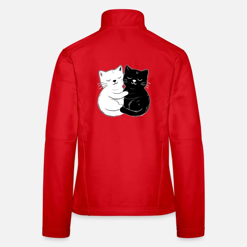 Chats mignons – simples et élégants Veste en tissu softshell Femme