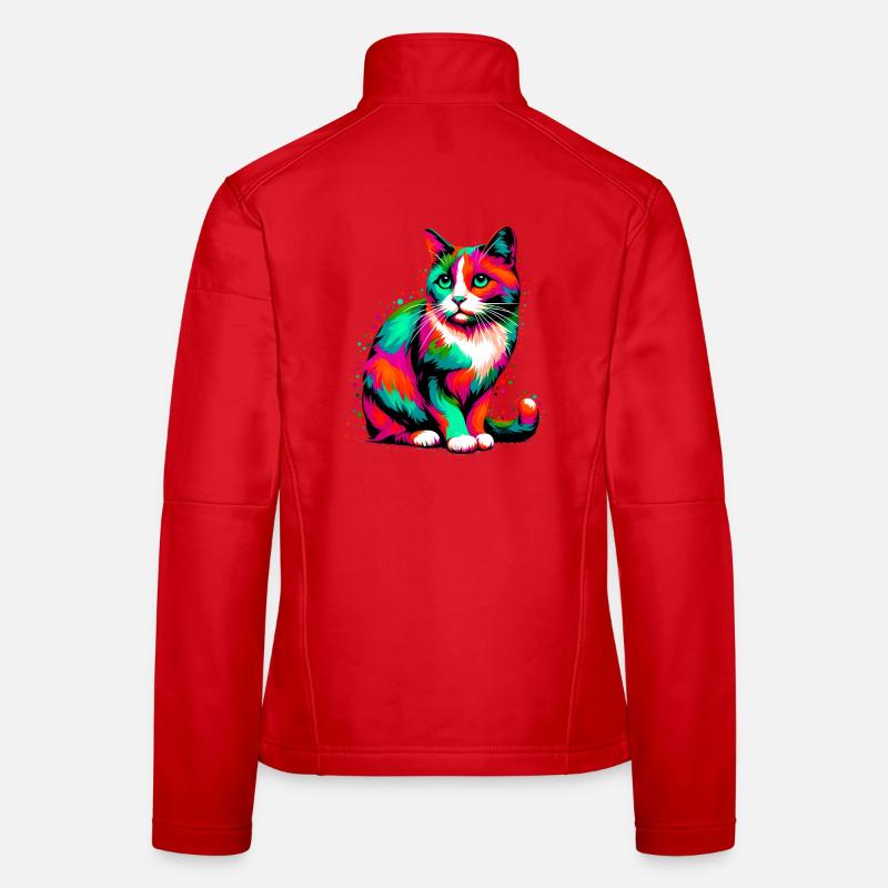 Cat Women's Softshell Jacket