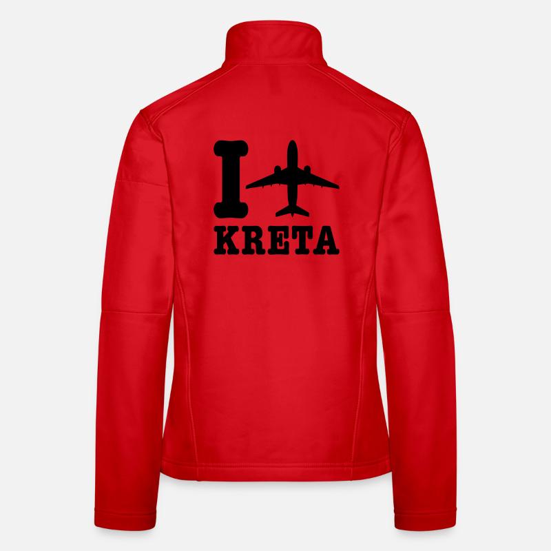 Kreta Urlaub Frauen Softshelljacke