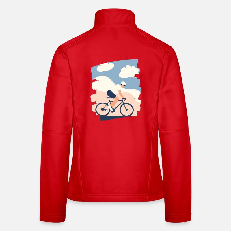 Vélo de route Vélo de route Veste en tissu softshell Femme