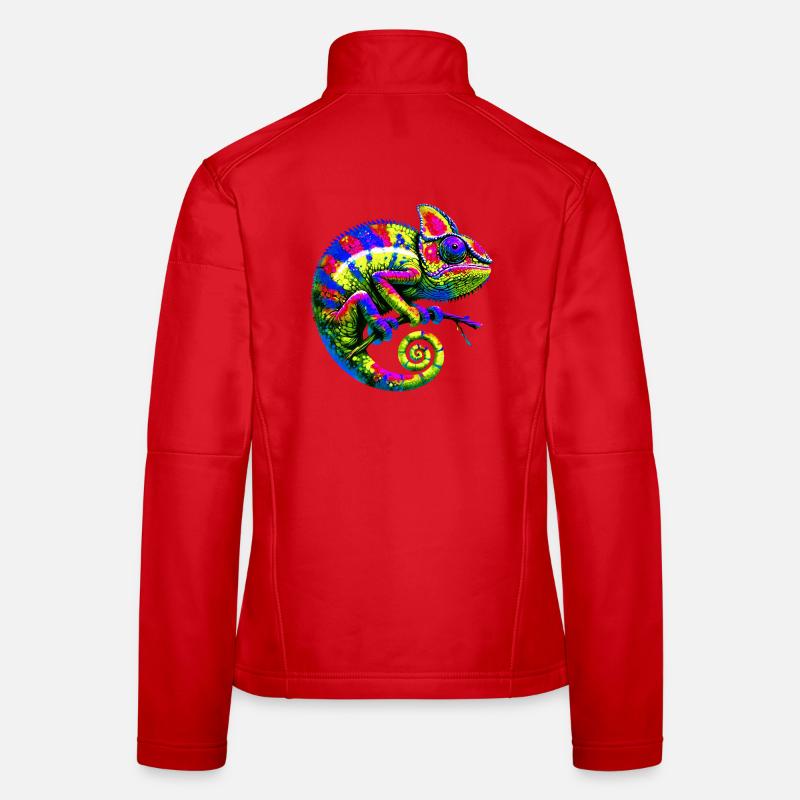 Chamäleon Frauen Softshelljacke