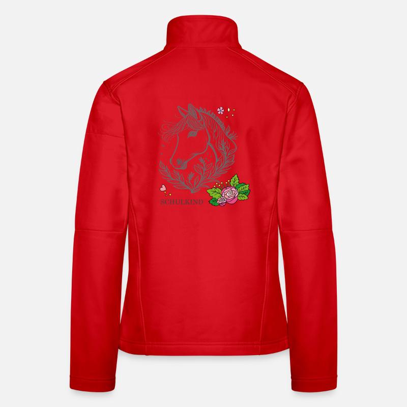 Écolier Veste en tissu softshell Femme