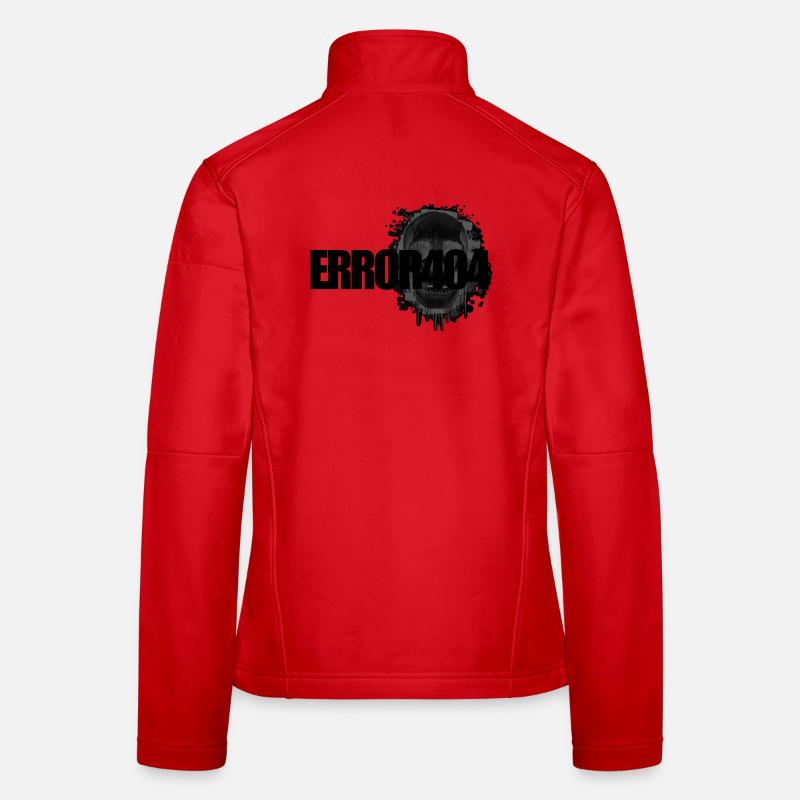 Éclaboussures de graffiti de crâne Veste en tissu softshell Femme