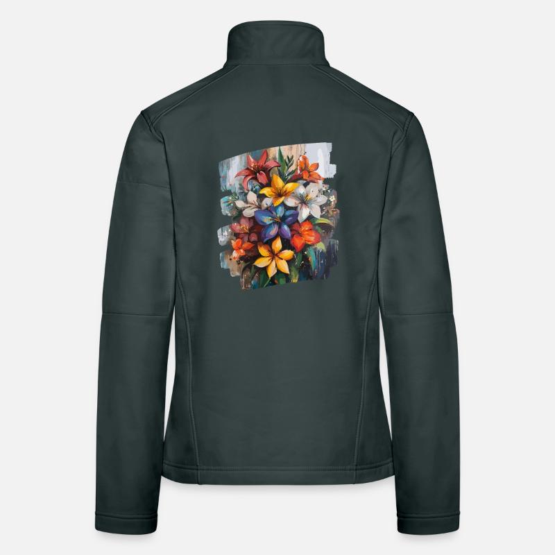 Spring Spring Beginning Flower Flowers Women's Softshell Jacket
