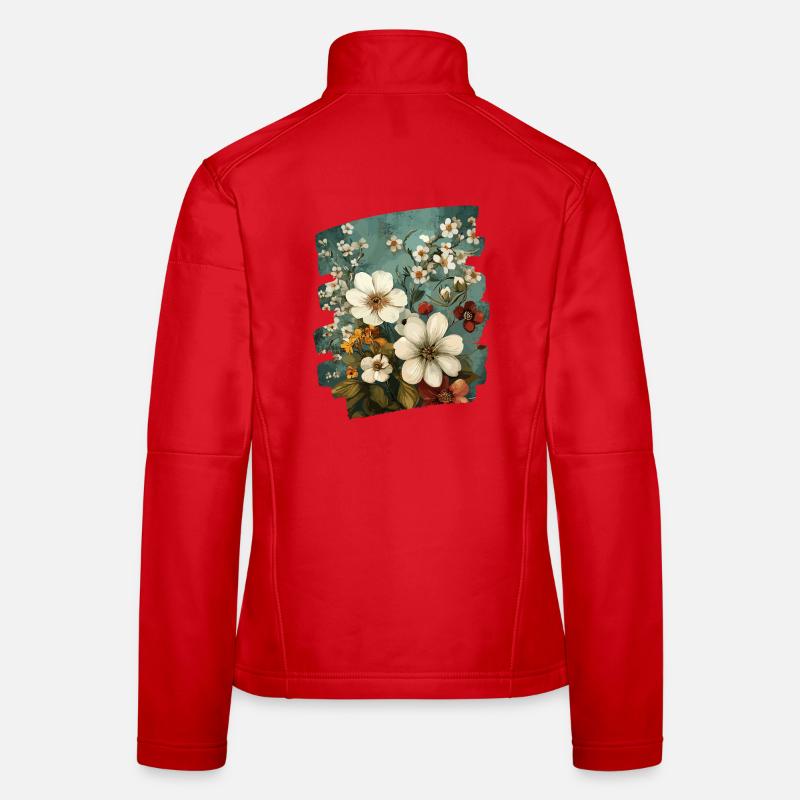 Spring Spring Beginning Flower Flowers Women's Softshell Jacket