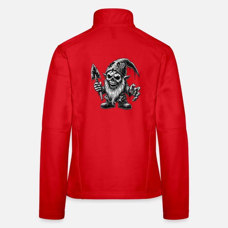 Zombie Dwarf from Hell Women's Softshell Jacket