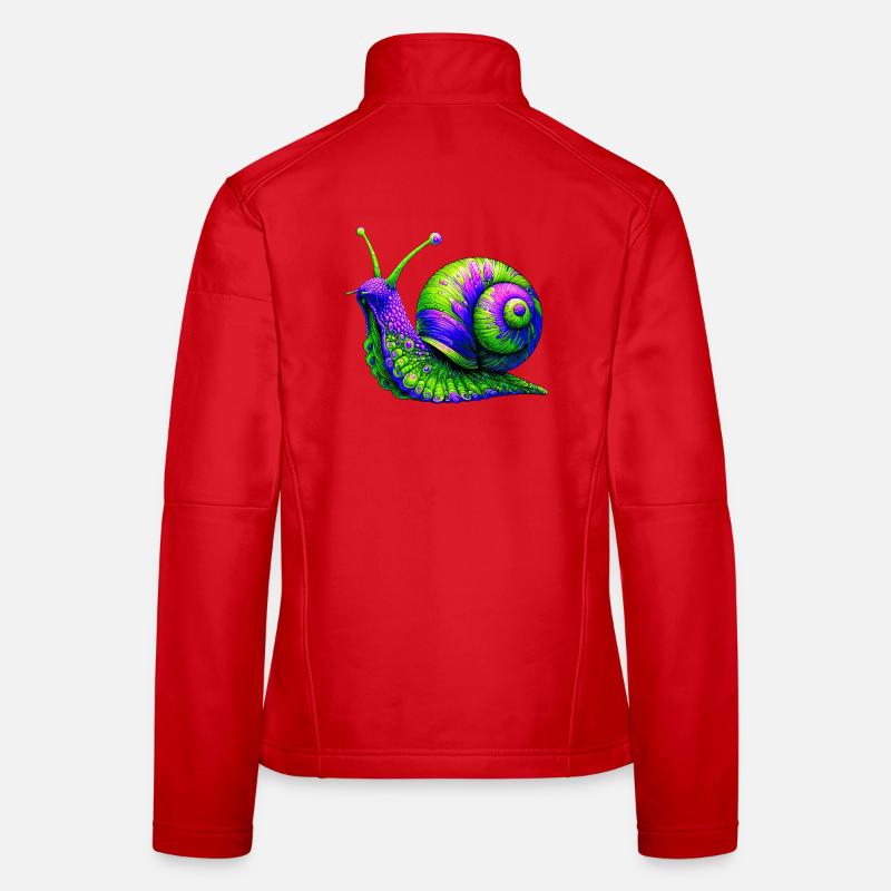 Escargot Veste en tissu softshell Femme