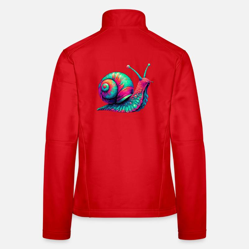 Escargot Veste en tissu softshell Femme