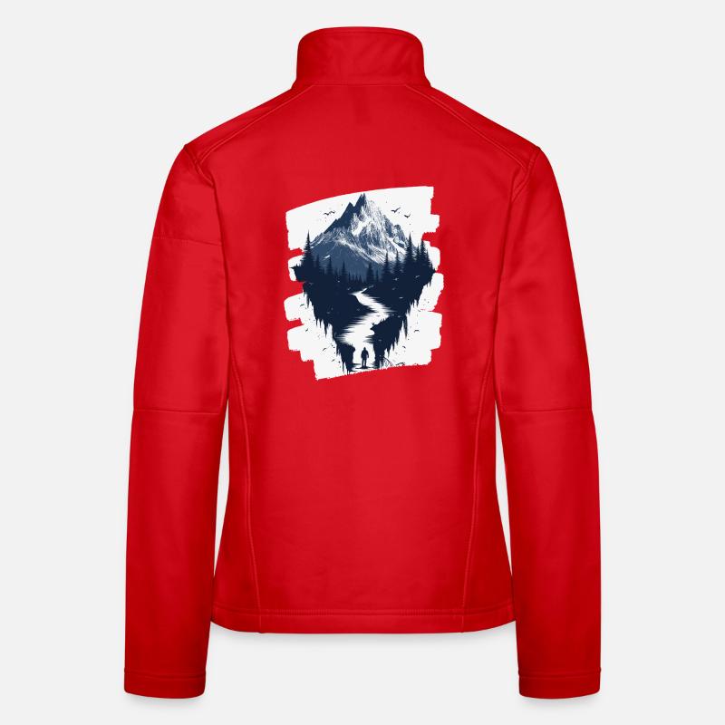 Berge Frauen Softshelljacke