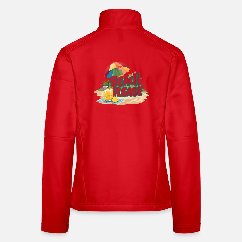 Beach Please Women's Softshell Jacket