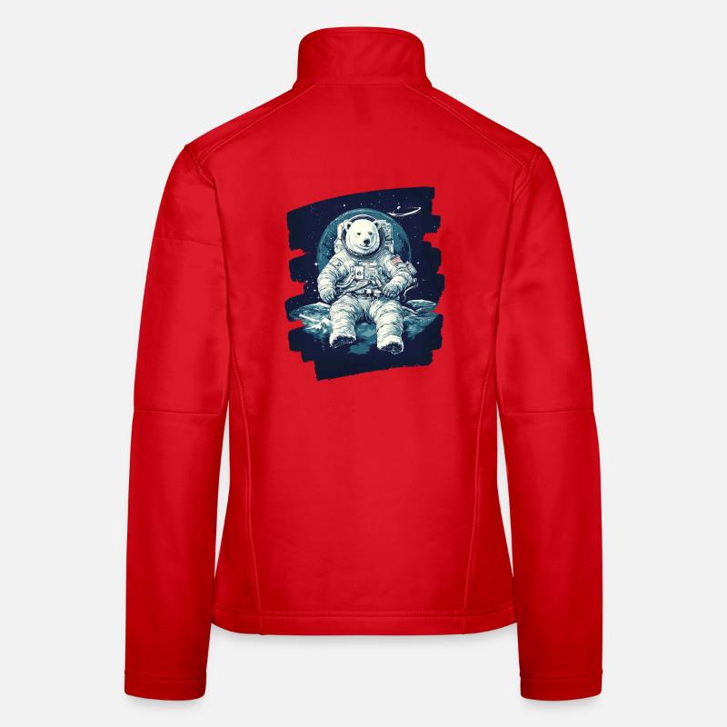 Eisbär Astronaut Frauen Softshelljacke