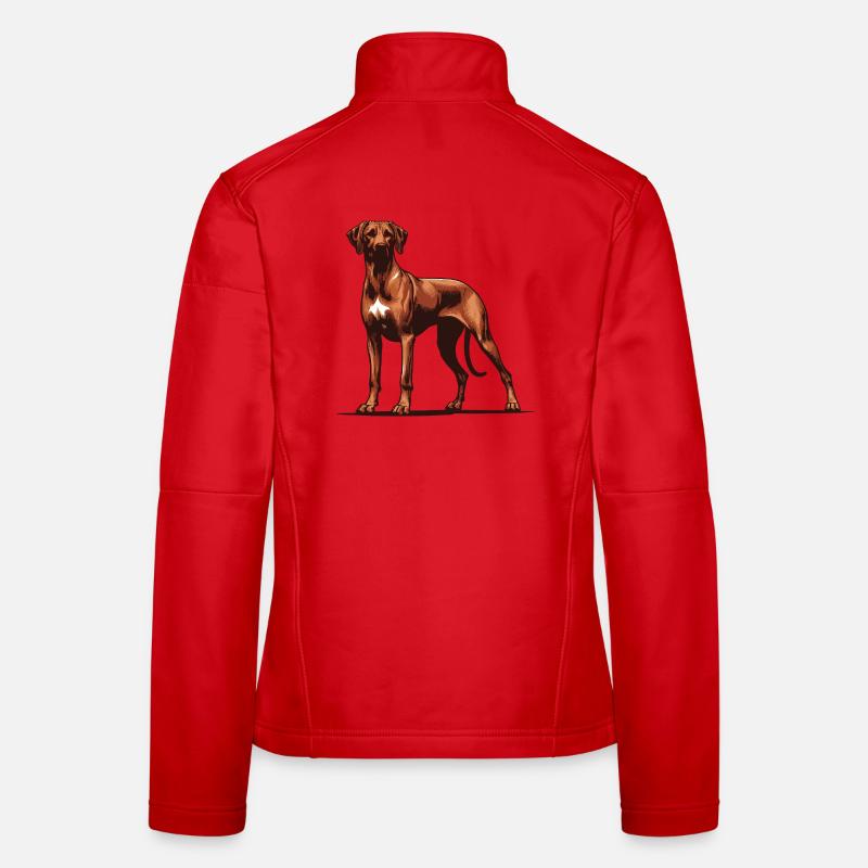Rhodesian Ridgeback Frauen Softshelljacke