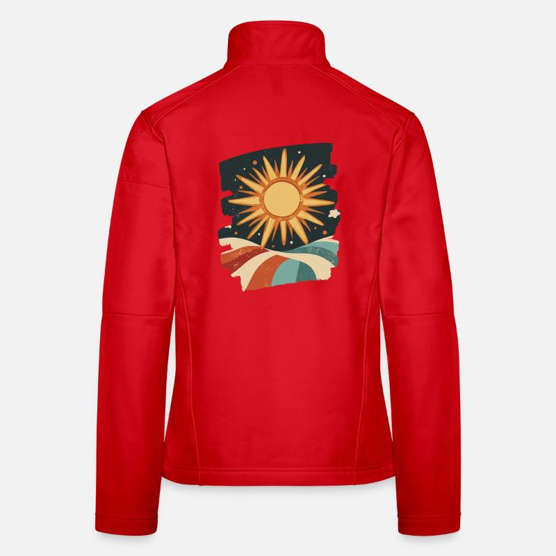 Summer Sun Sunset Women's Softshell Jacket