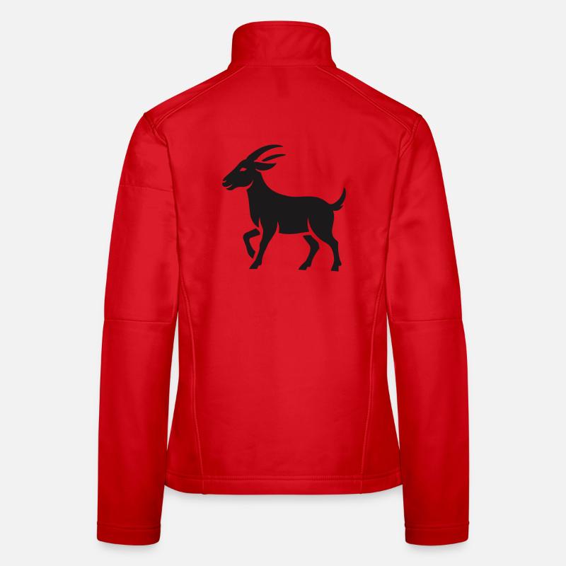 Bouc Veste en tissu softshell Femme