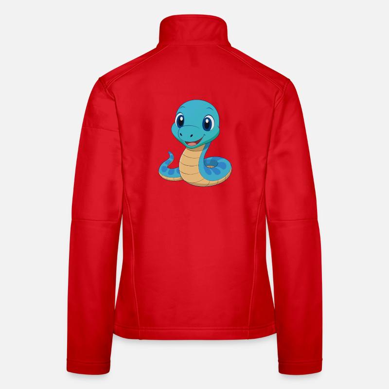 Bébé serpent boa Veste en tissu softshell Femme