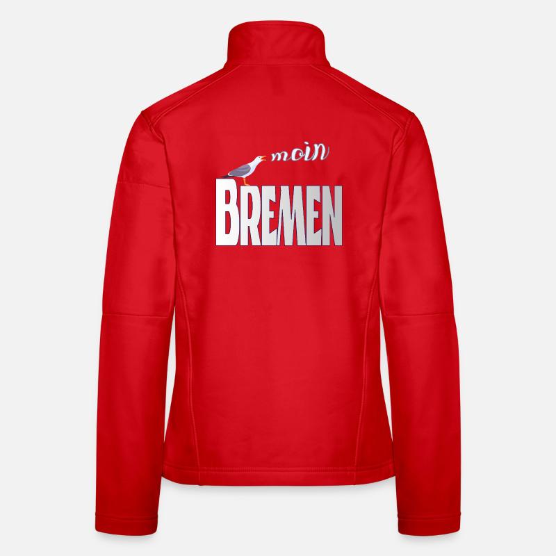 Bremen Möwe & Moin Design Frauen Softshelljacke
