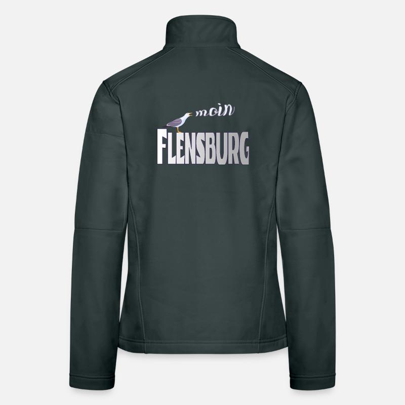 Flensburg Möwe & Moin Design Frauen Softshelljacke