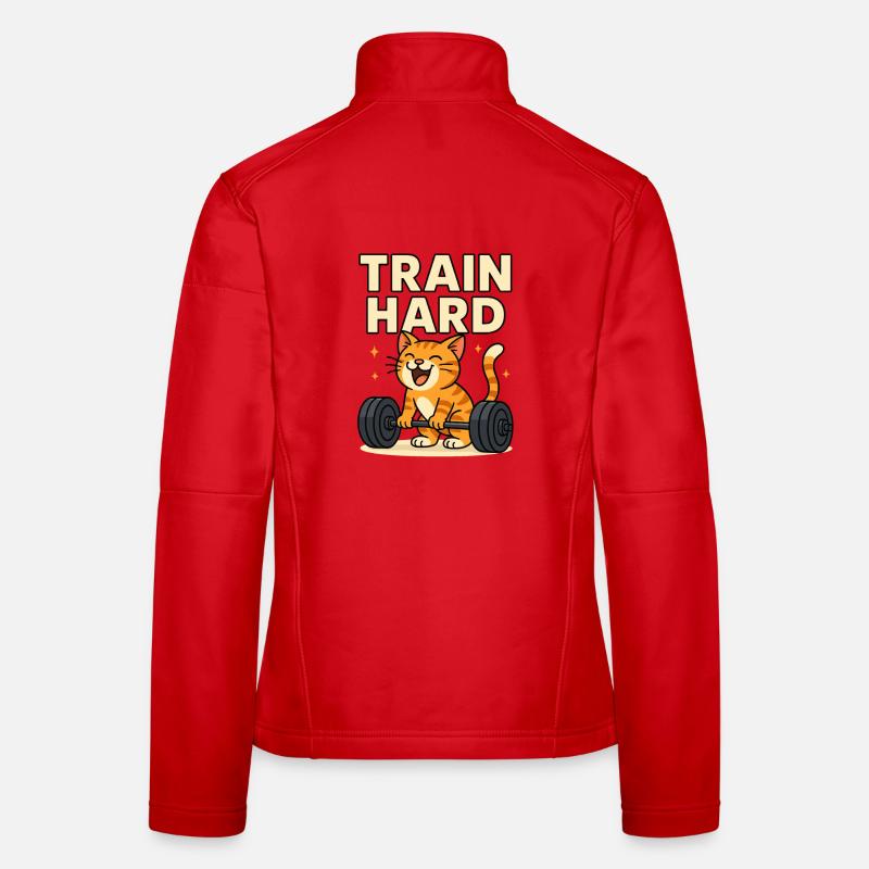 Entraînez-vous dur Veste en tissu softshell Femme