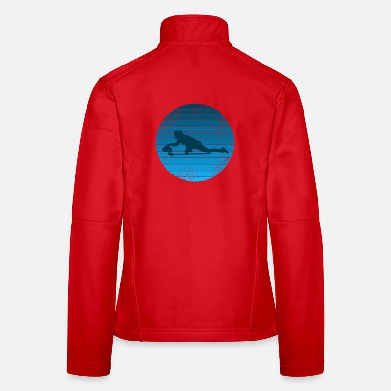 Curling Champion – Präzision auf dem Eis - Frauen Softshelljacke - Rot