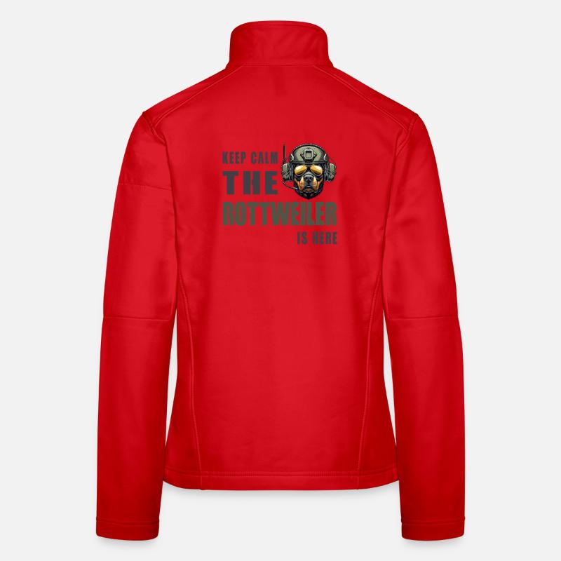 Rottweiler – Keep Calm Design Women's Softshell Jacket