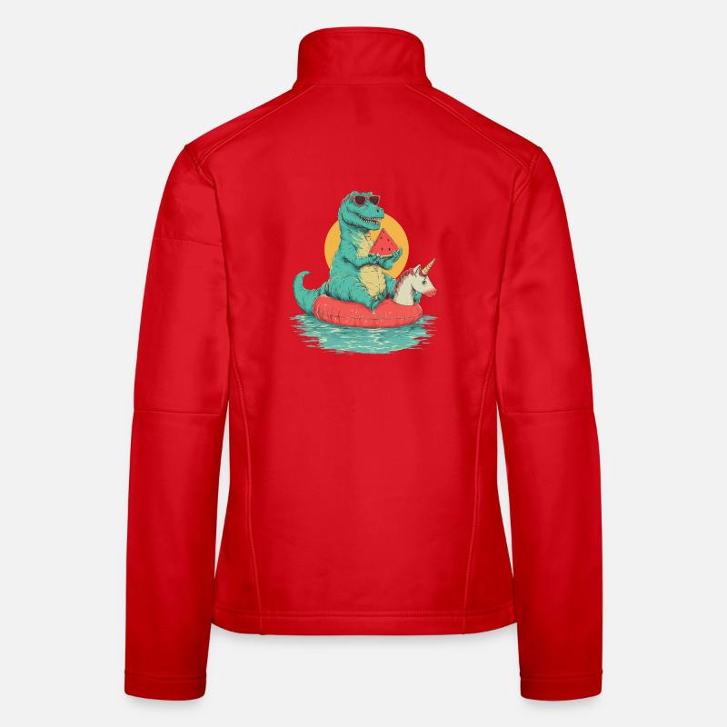 T-rex refroidissement Veste en tissu softshell Femme