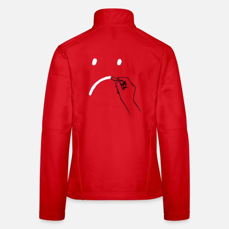 Sad face Women's Softshell Jacket