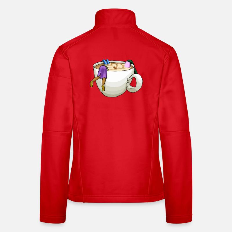 Coffee Time Women's Softshell Jacket