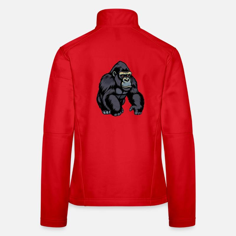 Gorille Veste en tissu softshell Femme