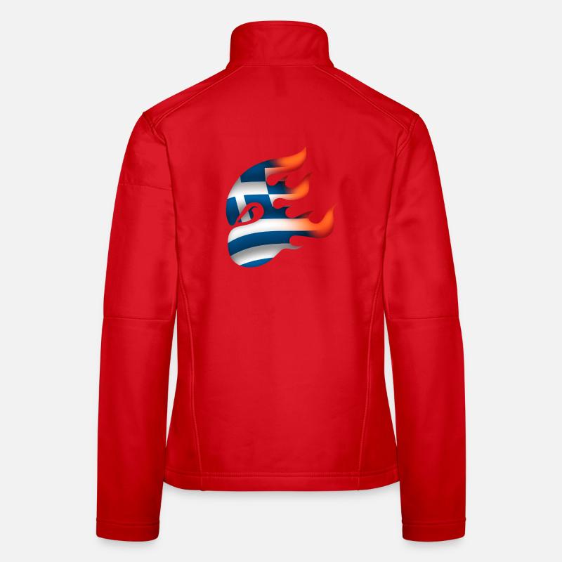 Drapeau de la Grèce - Grèce - Ninja Veste en tissu softshell Femme