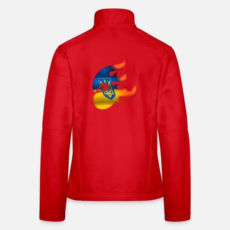 Drapeau de l’Ukraine - Ukraine - Ninja Veste en tissu softshell Femme