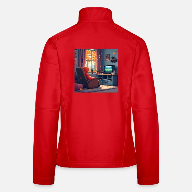 Tombez dans le jeu Veste en tissu softshell Femme