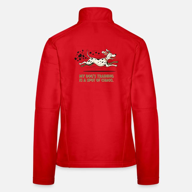 Das Training meines Hundes ist ein Fleckchen Chaos Frauen Softshelljacke