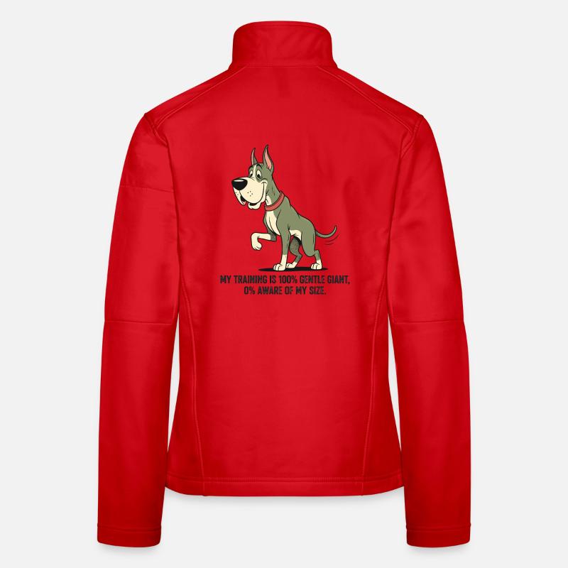 My training: 100% gentle giant, 0%... Women's Softshell Jacket
