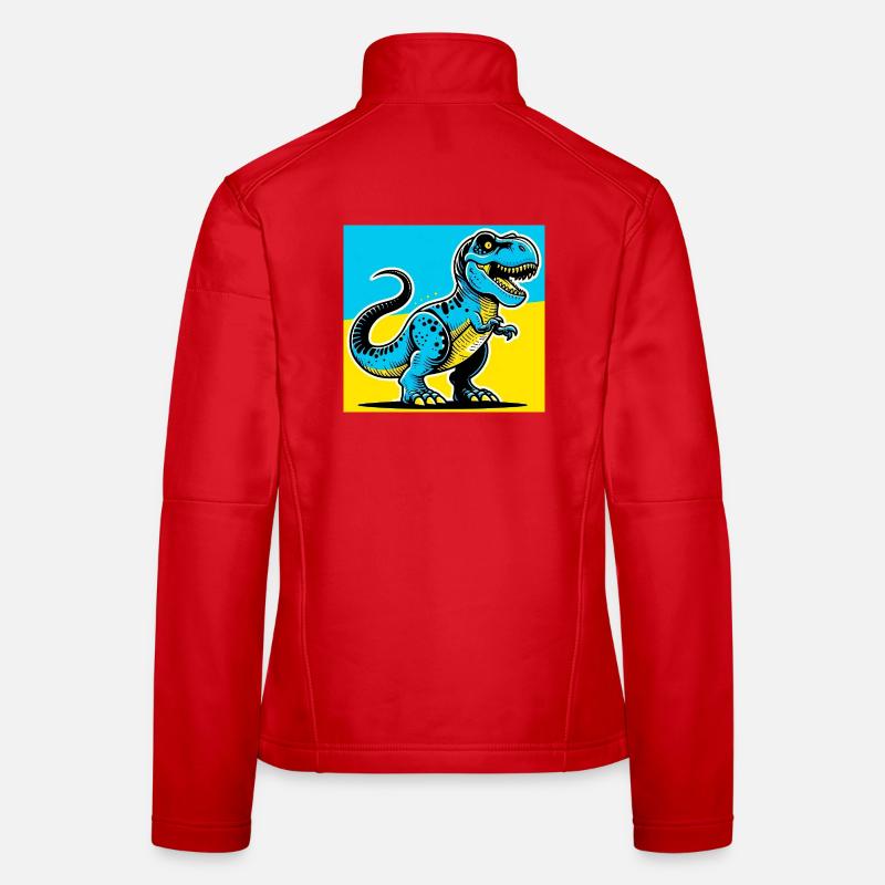Dinosaurier Frauen Softshelljacke