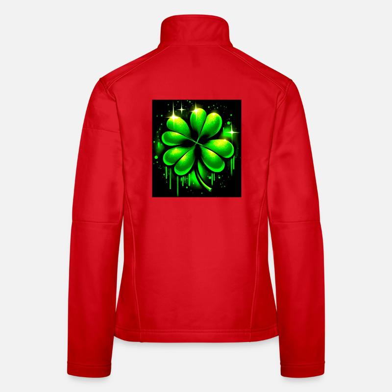 Four-leaf clover Women's Softshell Jacket